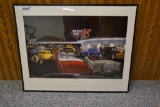 Framed Dave Snyder artist signed print 