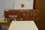 Fire Dept Automotive Wall Art