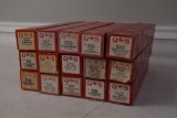 (15) Player Piano rolls in boxes