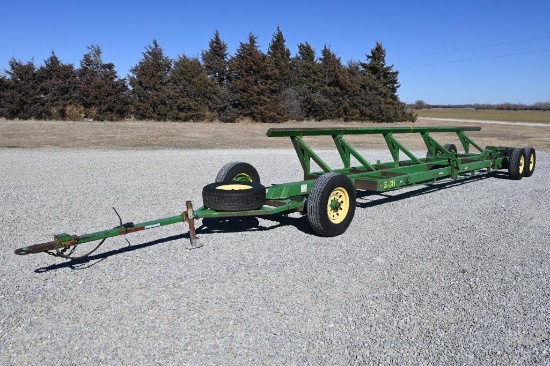 Shop built 32' head cart