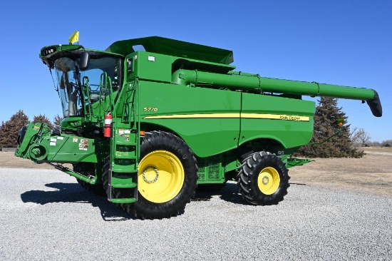 2021 John Deere S770 2wd combine