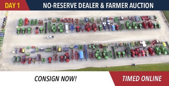 Day 1, Ring 2 - No Reserve Dealer & Farmer Auction