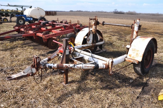Single axle reel trailer