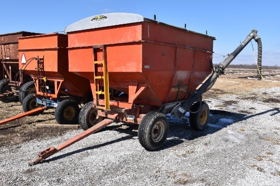 J&M gravity wagon w/ Unverferth 6" hyd. seed auger