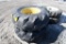 (2) 18.4x26 tires and rims