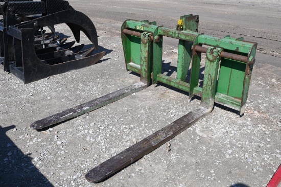 John Deere 59 loader pallet forks
