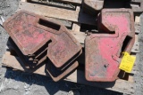 (6) Massey Ferguson combine weights