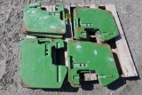 (8) John Deere suitcase weights