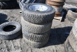 (4) 235/85R16 tire w/ rims