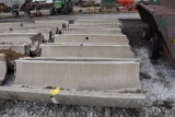 (7) 8' Concrete bunks