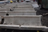 (6) 8' concrete feed bunks