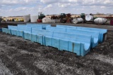 (6) 15.5' Poly fence line feed bunks