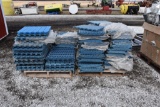 (2) Pallets of poly nursery flooring