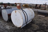 500 gal. fuel tank w/ 110 volt pump