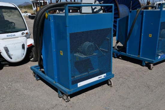 Turnbull 36" self-contained heat exchanger on cart