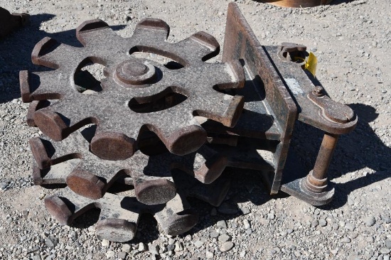 18" Excavator sheepsfoot packer