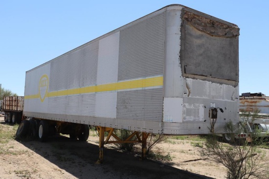 1979 Fruehauf 44' van trailer
