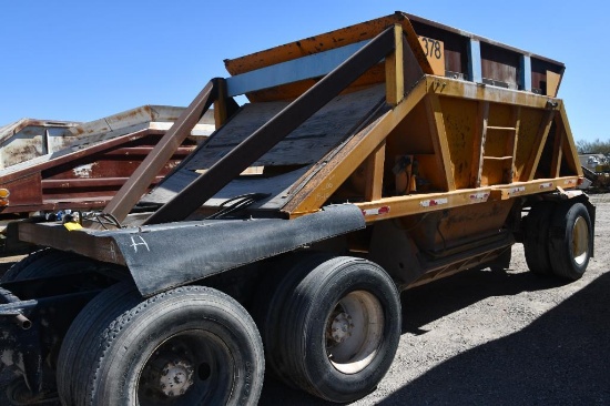 1985 Spartan 23' belly dump trailer