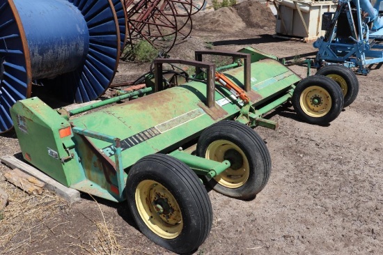 12.5' John Deere 120 4 Wheel Flail Shredder