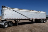 1995 Vantage 40' aluminum end dump trailer