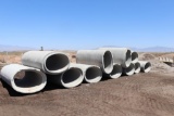 (10) Large reinforced concrete elliptical pipes