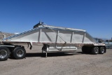 1999 Red River 40' belly dump trailer