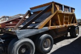1985 Spartan 23' belly dump trailer