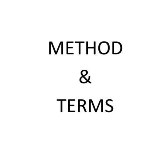 Method & Terms
