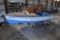 1958 Dunphy 14 ft wooden boat on cart