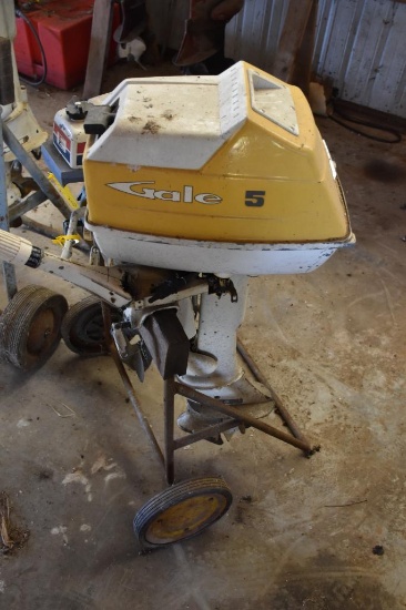 Gale Buccaner 5 vintage outdoor motor