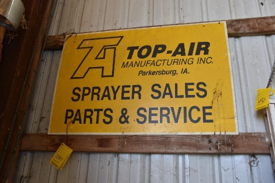 36 in. x 24 in. Top-Air Sprayers fiberglass sign