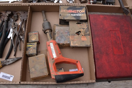 Remington powder actuated concrete tool