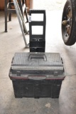Rolling suitcase style toolbox