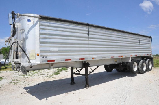 2005 Travis 34' aluminum dump trailer