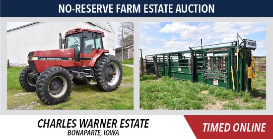 Ring 1: No-Reserve Farm Estate Auction - Warner