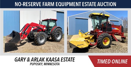 Ring 1: No-Reserve Farm Equip Estate Auction-Kaasa
