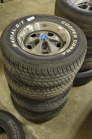 (4) Cooper Cobra P215/70R14 Tires and Rims