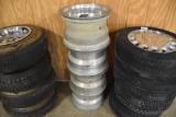 (4) Aluminum 16 1/2x 12 1/2 f250 rims