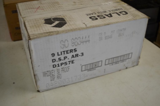 (1) Case of Walker's Deluxe whiskey