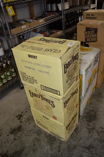 (4) Cases of Early Times Kentucky whiskey