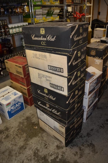 (7) Cases of Canadian Club whiskey