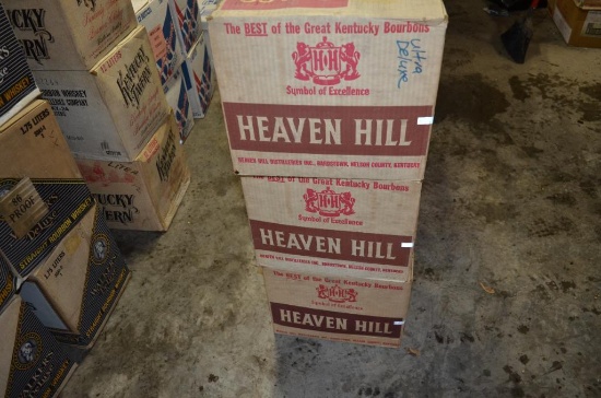 (3) Cases of Heaven Hill whiskey