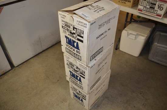 (3) Cases of Imka vodka