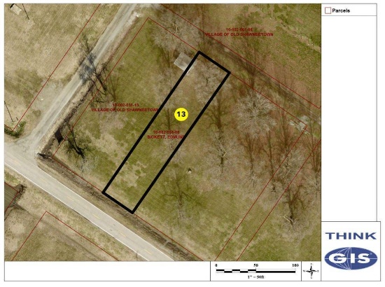 Lot 13: Unimproved 35' x 208' lot