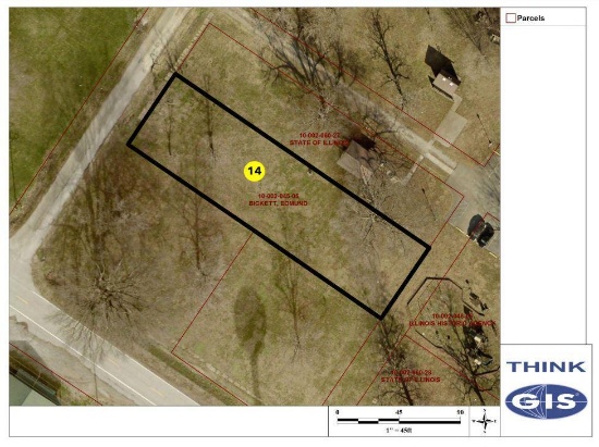 Lot 14: Unimproved 52' x 208' lot