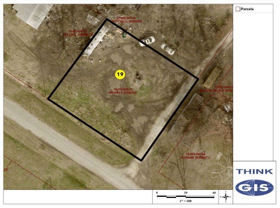 Lot 19: Unimproved 104' x 104' lot