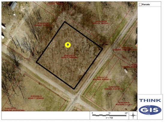 Lot 9: Unimproved 210' x 210' lot