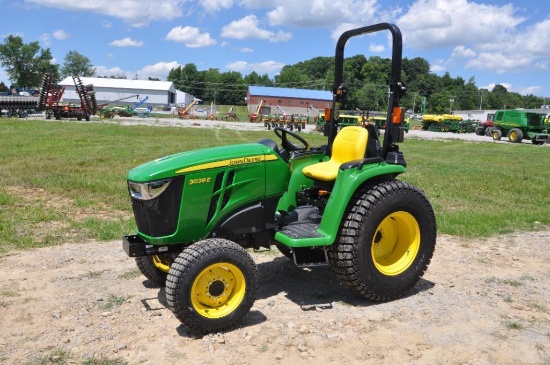 2021 John Deere 3038E MFWD compact utility tractor