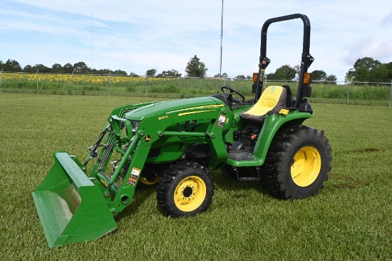 2021 John Deere 3038E MFWD tractor