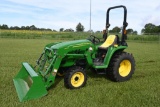 2021 John Deere 3038E MFWD tractor